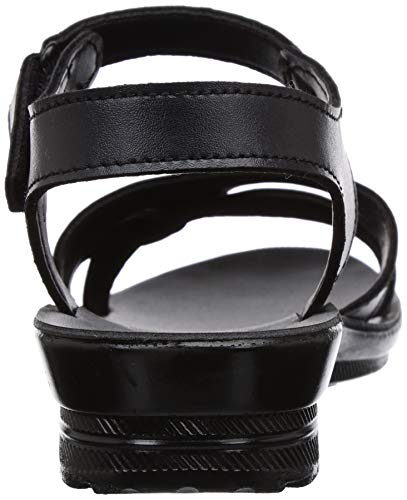 paragon solea women's black sandals