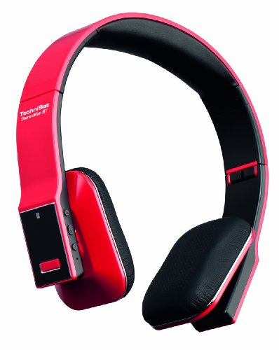 Preisvergleich Produktbild TechniSat StereoMan Bluetooth Stereo Kopfhörer rot