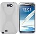 Produktbild mumbi X-TPU Silikon Schutzhülle für Samsung Galaxy Note 2 transparent weiss