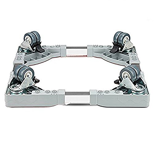 Preisvergleich Produktbild Haushaltsgeräte Roller, elektrische Haushaltswagen mit Rollen einstellbare Waschmaschine Basis abnehmbaren Elektro-Rad für Wäschetrockner, Herd, Kühlschrank, Gefrierschrank