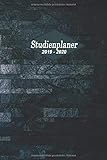 Studienplaner 2019 - 2020: Hochwertiger Studentenkalender und Semesterkalender 2019 - 2020,Din A5, Terminplaner und Kalender von Oktober 2019 bis Dezember 2020 (Steinwand) by Luxara Planer