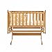 Disney Winnie the Pooh Gliding Crib and Mattress (Country Pine)