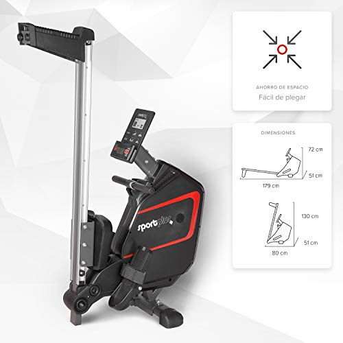 Barato SportPlus SP-MR-009-iE Máquina de Remo para Uso Doméstico, Peso
Máx. 150 kg Descuento