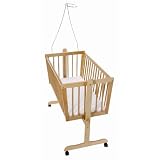 Easy Baby Wiege Komplettset natur, Silverstar 181-33 - 2