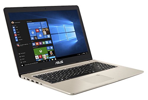 ASUS VivoBook N580VD-DM129T 15 6-Inch laptop -  Gold   Intel i7-7700HQ  8 GB RAM  1 TB SSD  NVIDIA GeForce GTX 1050 Graphics  Windows 10 Home 