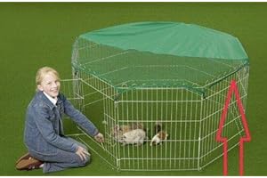 VivaPet Filet pare-soleil pour enclos en acier galvanisé Livré avec clips