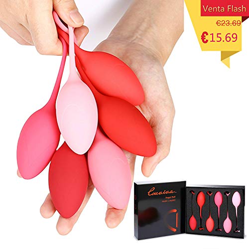 Louviva Bolas da Masaje, Set de 6, con Bolsa de Terciopelo