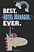 Produktbild Best. Hotel Manager. Ever.: Blank Lined Notebook Journal With A Unicorn