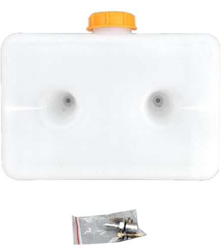 Réservoir De Carburant 5,5L En Plastique Robuste - Réservoir Essence Et Mazout Pour Chauffage, Voiture, Camion Et Bateau (Bleu)