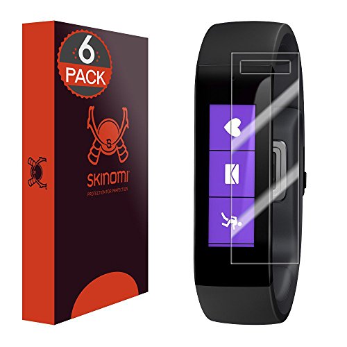SkinomiTechSkin – Screen Protector for Microsoft Band (Protects the Screen in its Entirety) (6 Pack)