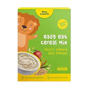 Yogabar Baby Cereal with Goodness of Millets, Cashew and Apple Porridge - (200gm)