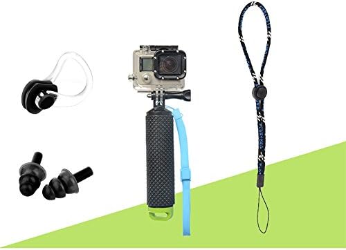 Besty Action Camera Diving Snorkelling Diving Swimming Floating Hand Grip Monopod Hand Grip Hand Stick Compatible with most Action Cameras Such As GoPro Hero 5/4/3 +/3/2/Session Besty SJCAM SJ4000 SJ5000 SJ6000 SJ7000 Yi Cam etc. Supplied with Gifts Like 2 Pack Ear Plugs and Nose Clip