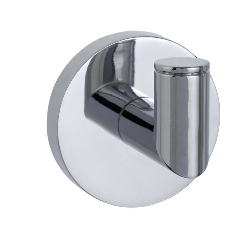 WENKO 20503100 Power-Loc Wandhaken Veroli - Befestigen ohne bohren, Zinkdruckguss, 5.2 x 4.7 x 5.2 cm, Glänzend