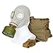 Produktbild OldShop Gasmaske GP5 Set - Sowjetische Militär Gasmaske Replica Sammlerstück Set W/ Maske, Tasche, Filter - authentischer Look Farbe: Grau | Größe: XL