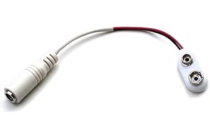 VINTAGE Diago PS06 White Adaptor with 9V Battery Snap Connector