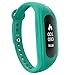Produktbild Fitness-Tracker Pulsmesser Wireless Smart Armband wasserdicht Activity Tracker Schrittzähler Armband Schlaf-Monitor Smartwatch für Android und IOS Smartphones(Green)