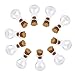 Produktbild nicebuty 10 PCS Mini Tiny klar Flaschen von ml Marmeladenglas Einmachglas mit Korkverschluss Wish Note für DIY Art Craft Halterung für Dekoration Partyzubehör