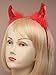 Fun pair of red sequin Devils horns on head band, Alice band , Great Hen nights, fancy dress.