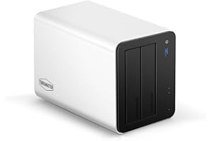 TERRAMASTER Stockage NAS F2-425 Plus - 2 Baies, CPU Intel N150 Quad-Core, 8 Go RAM DDR5, 2X Port 5GbE, 3X Slot M.2, Serveur Multimédia et Collaboratif (sans Disque)