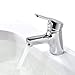Produktbild HOMELODY Design-Waschtischarmatur Wasserhahn Mischbatterie Bad Chrom Waschbeckenarmatur Badarmatur Einhebelmischer für Badezimmer