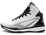  GNEDIAE Mujer 978 High-Top Zapatilla Baloncesto Calzado Deportivo Al Aire Libre Moda Sneaker Antideslizante Zapatillas de Deporte Ligeros Zapatos para Correr Transpirable Lace Up Blanco 38 EU