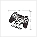 Price comparison product image GZF Stickers Wall Sticker Carved Gamepad Living Room TV Wall Decoration Wall Sticker 57 * 51CM