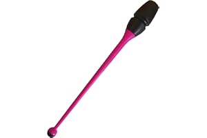 Gymnastikklubbar | 41 cm (15 tum) professionell gummiträningsutrustning | rytmiska gymnastikklubbar för nybörjare, studenter, gymnaster, flickor, tränare, träning, tävlingar