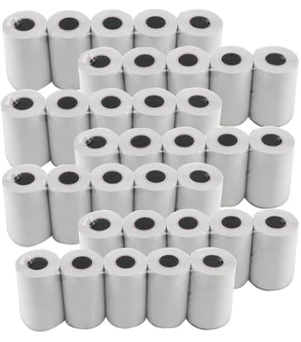VCR White Thermal POS Paper Rolls - 3" X 30m, Pack Of 3, 55 GSM, For Receipt Printers & Registers