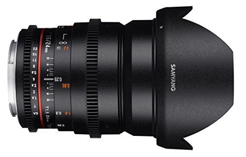 Samyang 24mm T1.5 VDSLR ED AS IF UMC II SLR Wide lens Black - camera lenses (SLR, Wide lens, 13/12, Canon M, Full frame, Canon)