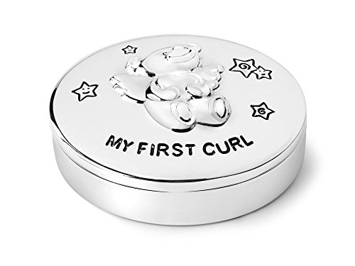 Haardose Bär Twinkle 5.5x4.5cm versilbert anlaufgeschützt