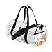 Produktbild Bier Getränk Muster Cartoon Dekoration benutzerdefinierte leichte große Gymnastik Totes Handtasche Reise Canvas Seesäcke mit Schulter Crossbody Fitness Sport Gepäck für Mädchen Männer Frauen