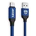 Tukzer HYBRID Micro-USB to USB Cable (4 Feet/ 1.2 Meter) - High Speed, Quick Charge 2.4 Amp & Data Sync (Blue) RS.299.00