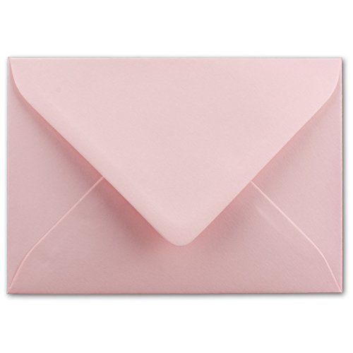 Faltkarten SET mit Umschlägen DIN A6 / C6 in Rosa | 20 Sets | Doppel-Karten & Briefumschläge aus Premium-Papier, 14,8 x 10,5 cm | bedruckbare Postkarten | ideal für Weihnachten, Grußkarten und Einladungen | Serie FarbenFroh aus dem Hause GUSTAV NEUSER - 4