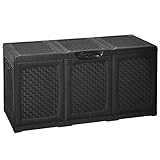 Storage Box Outdoor Garden Patio Plastic Chest Lid Container Multibox 380 Litre (Garden &amp; Outdoors)