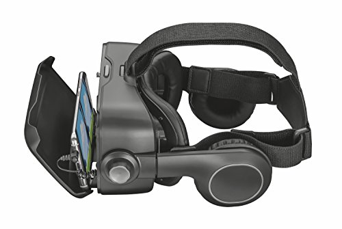 Trust Urban Exora Visore VR universali con Cuffie Integrate, per Smartphone, Nero