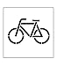 Produktbild Rust-Oleum V2519 Schablone, Fahrrad Lane, wiederverwendbar und robust, 90 cm x 80 cm, gebrochenes Weiß