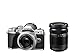 Price comparison product image Olympus OM-D E-M10 Mark III Compact System Camera Double Zoom Lens Kit - Silver