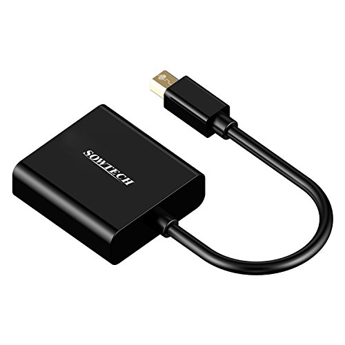 Mini DisplayPort auf DVI, SOWTECH Vergoldet Mini DP zu DVI Male zu Female Kabel Adapter Konverter - 5