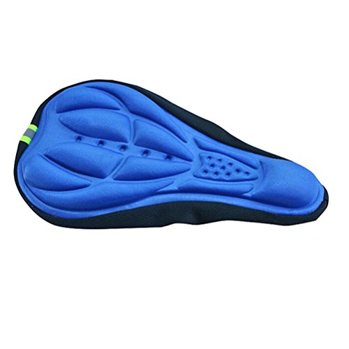 Preisvergleich Produktbild WINOMO 3d-Silikon, Gel-Sattel, Fahrrad, (blau)