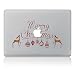 Produktbild Macbook Haut Aufkleber, Morbuy Abnehmbare Weihnachten Kunst Kreative Anti-Kratzer Beschichtung Haut Vinyl Schutzaufkleber MacBook Pro/Air 13" Zoll (Merry Christmas 1)