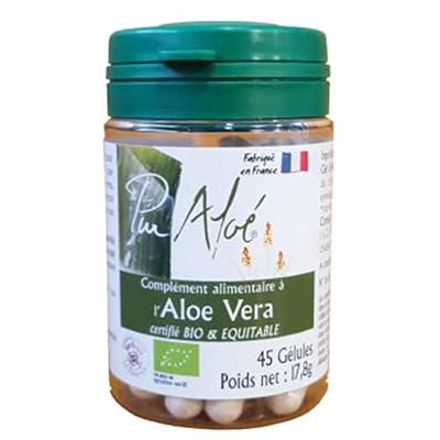 PHARMUP Pur'Aloe Complément Alimentaire Aloe Vera Bio 45 Gélules