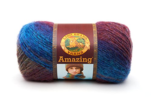 Lion Brand Yarn Company 1 Knäuel Garn Amazing, Glacier Bay, Multicolor