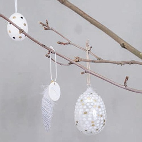 FRÜHLINGSBOTEN Federornament Vogel türkis,Länge ca.10cm - 2
