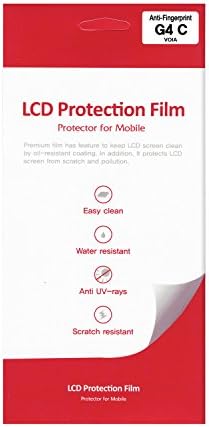 VOIA Screen Protector for LG G4 C - Retail Packaging - Anti-Finger