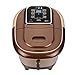 Produktbild LJHA Fußwanne Home Automatische Massage Fußbad Heizung Eimer Elektrische Füße Becken Tiefe Fässer Fußbad (Braun 4 Plattenspieler) (370 * 450 * 380mm) Fußwanne