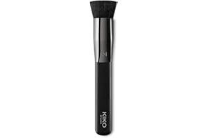 KIKO Milano Face 06 Sponge Core Foundation Brush | Brocha con núcleo de esponja para bases de maquillaje líquidas y fluidas, fibras sintéticas