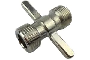 GASTRO BRENNECKE - SEIT 1984 - Kellerverbinder 5/8 Zoll um 2 Bierleitungen zu verbinden für Zapfanlage