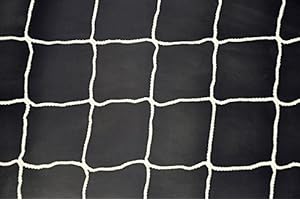 NETSPORTIQUE Rete per Porte Calcio 7,32 x 2,44 0,8 x 1,5 m- diametrio Maglia 2,5mm- Resistente & Anti UV-Interamente Rinforzata!!
