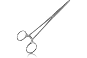 ‎MAY May Fixierklemme mit Sperre (Edelstahl) | Gerade Form (17,5 cm) | Vielseitig für Hobby, Werkstatt & Haushalt