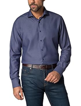 ETERNA Langarm Hemd MODERN FIT Oxford strukturiert